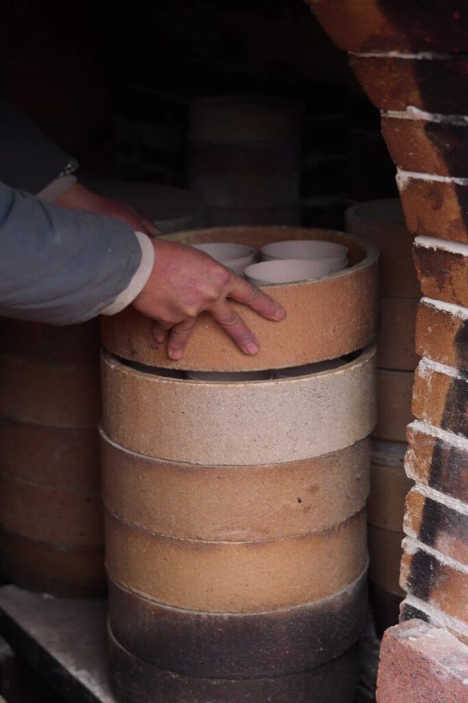 Handmade porcelain process — Firing Process