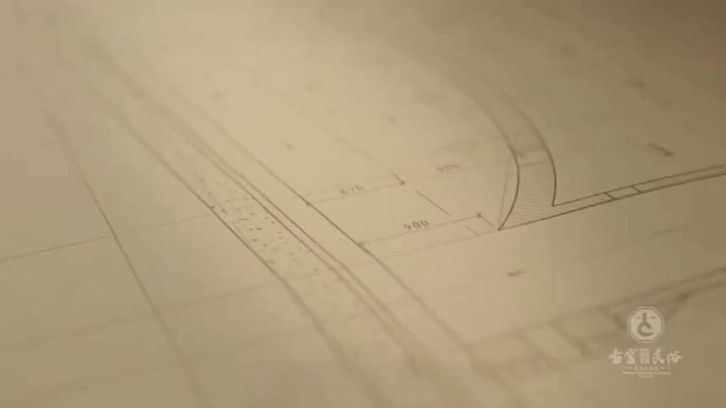 Jingdezhen porcelain firing process A detailed technical drawing or plan used for repairing or restoring a kiln, typically including specifications for the structure, materials, and methods involved in the repair process.