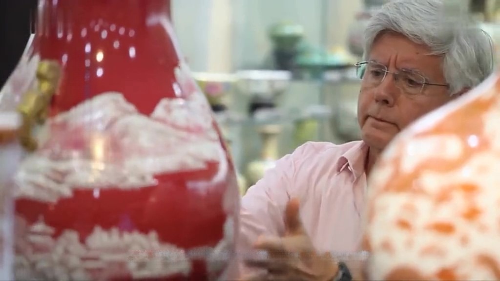A type of porcelain that features red decorative designs, typically applied as overglaze decorations