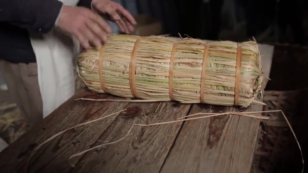 Jingdezhen porcelain firing process Reed binding
