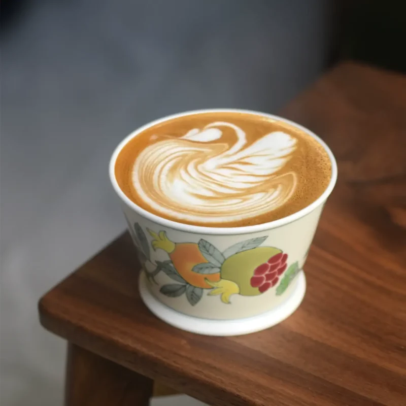 Ceramic high quality custom coffee cup enhances your daily latte experience with style.