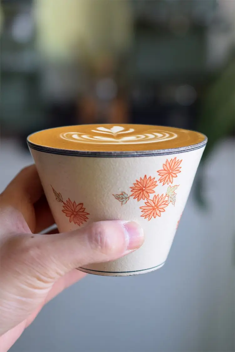 Custom underglaze ceramic cup embraces Japanese style while enhancing coffee moments during family gatherings with handcrafted charm.