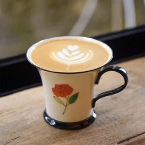 nordic-ceramic-mug-handmade-women-underglaze-800×800 Nordic ceramic coffee mug features handmade underglaze art, designed especially for women.