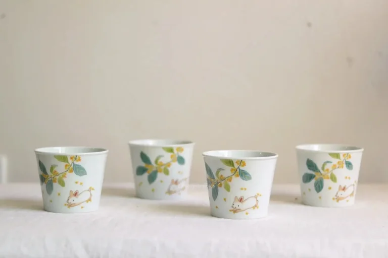 Underglaze hand-painted ceramic coffee mugs offers custom daily ware for handmade lovers.