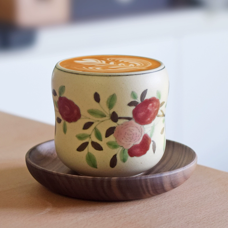 A hand-painted ceramic cup with elegant form and a warm feel can turn a simple drink into a grounding ritual.